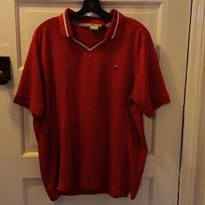 Vintage Fila Sport large red polo shirt 👕